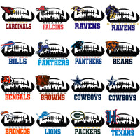 32 Football Teams City Silhouette Designs Bundle PNG
