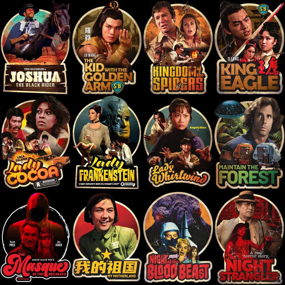 76 Old Best Movies Classics Vintage Designs Bundle PNG