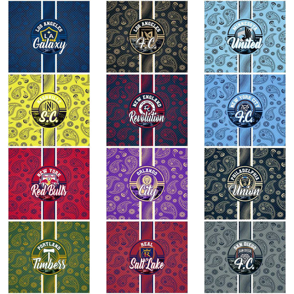 30 Soccer USA Teams Handkerchief Wraps Tumbler Wrap Bundle JPG