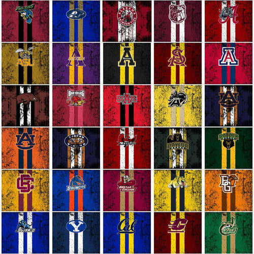 158 NCAA College Sports Grunge Style Tumbler Wrap Bundle JPG