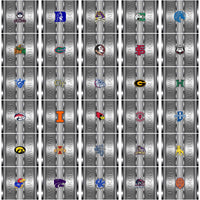 Load image into Gallery viewer, 128 NCAA College Sports Metallic Tumbler Wrap Bundle JPG
