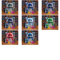 Load image into Gallery viewer, 32 Ice Hockey Teams Care Bear Box Tumbler Wrap Bundle JPG

