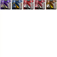 Load image into Gallery viewer, BIC lighters with football helmet designs in team colors for fans and collectors
