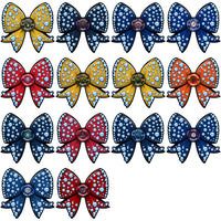 Load image into Gallery viewer, 30 Baseball Teams Bling Bow Designs Bundle PNG
