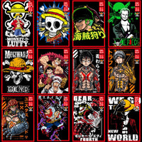 Load image into Gallery viewer, 36 Brand Anime One Piece Streetwear Designs Bundle PNG
