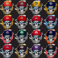 Load image into Gallery viewer, 32 Ice Hockey Teams Smokin Skull Designs Bundle PNG

