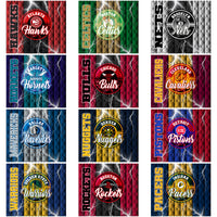 Load image into Gallery viewer, 30 Basketball Teams Diamond Thunder Tumbler Wrap Bundle JPG
