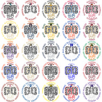 Load image into Gallery viewer, 62 College NCAA Teams Go Team Circle Basketball Designs Bundle PNG
