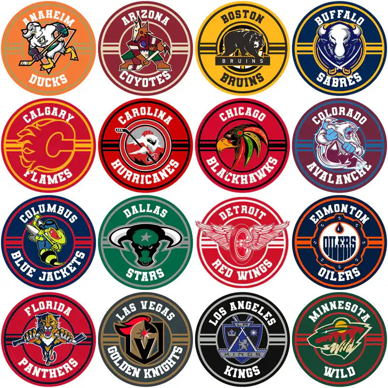 NHL team logos for DTF/DTG & embroidery designs — Anaheim Ducks, Boston Bruins, Chicago Blackhawks, more