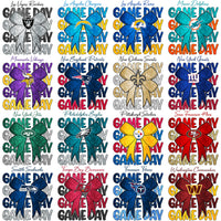Load image into Gallery viewer, 32 Game Day Football Teams Designs Bundle PNG
