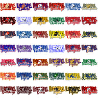 Load image into Gallery viewer, 139 College NCAA Love &amp; Football PNG Designs Bundle
