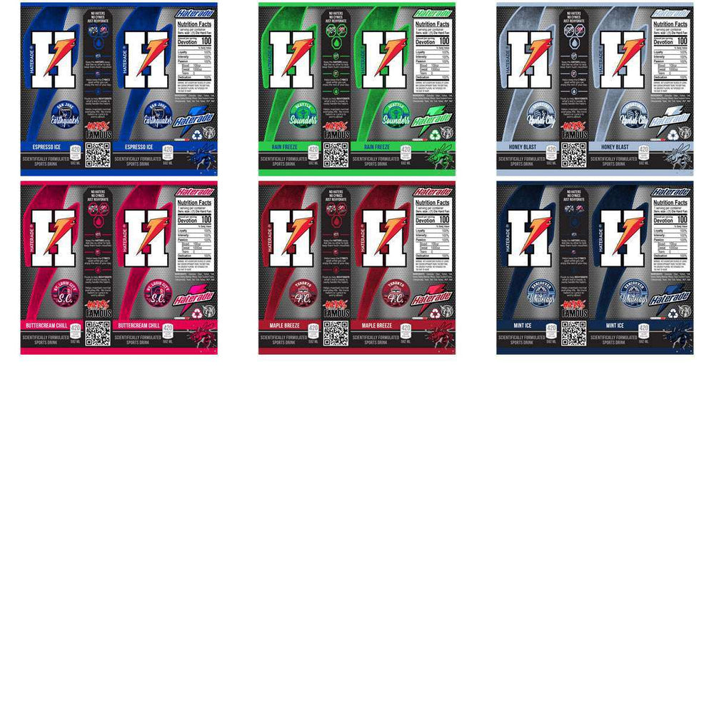 30 Soccer USA Teams Haterade Tumbler Wrap Bundle JPG