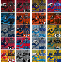 Load image into Gallery viewer, 32 Football Team Distressed BG Tumbler Wrap Bundle JPG
