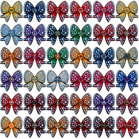 Load image into Gallery viewer, 126 College NCAA Bling Bow PNG Designs Bundle
