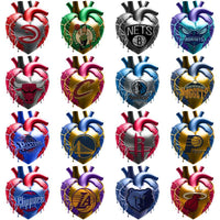 Load image into Gallery viewer, 30 Basketball Teams Bleeding Heart Designs Bundle PNG

