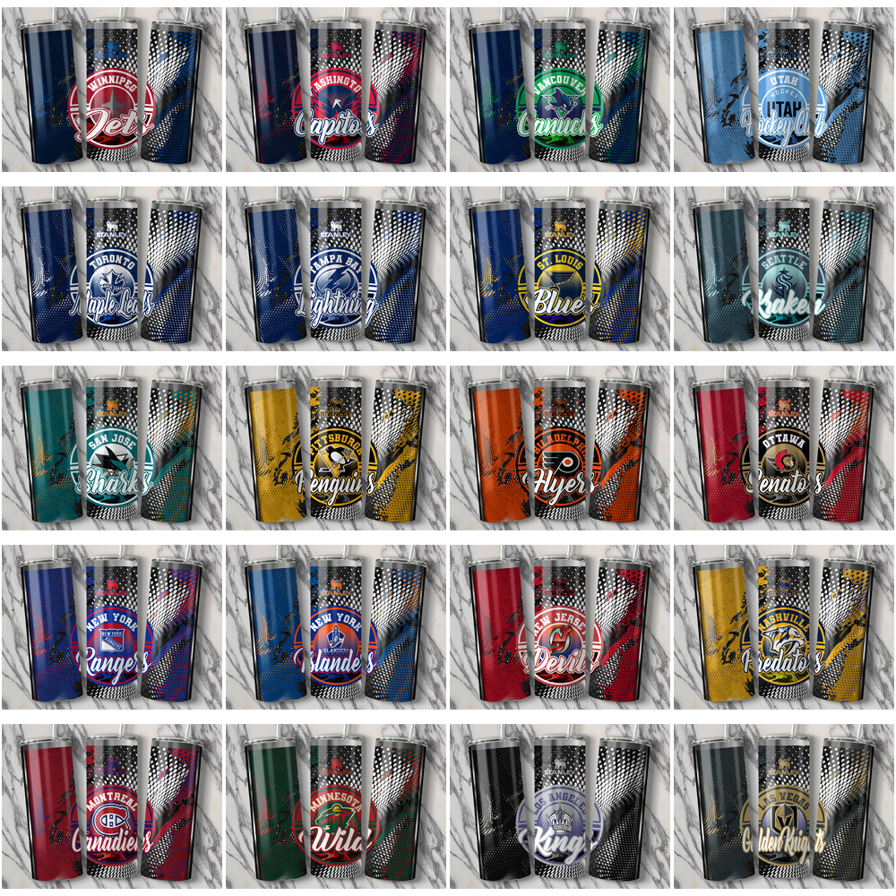 32 Ice Hockey Teams Stanley Tumbler Wrap Bundle JPG