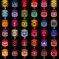 Load image into Gallery viewer, 126 College NCAA Shield v4 PNG Designs Bundle
