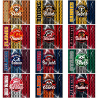 Load image into Gallery viewer, 32 Ice Hockey Teams Diamond Thunder Tumbler Wrap Bundle JPG

