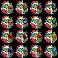 Load image into Gallery viewer, 26 Lacrosse League Grinch v3 Designs Bundle PNG
