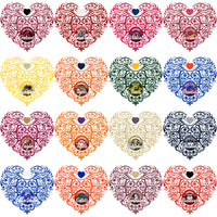 Load image into Gallery viewer, 55 College NCAA Teams Fancy Heart Designs Bundle PNG
