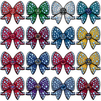 Load image into Gallery viewer, 30 Basketball Teams Bling Bow Designs Bundle PNG

