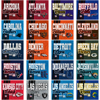 Load image into Gallery viewer, 32 Football Team Grunge v2 Tumbler Wrap Bundle JPG
