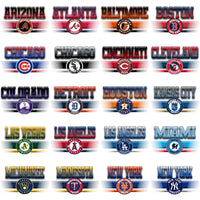 Load image into Gallery viewer, 30 Baseball Teams Team Stripe Designs Bundle PNG
