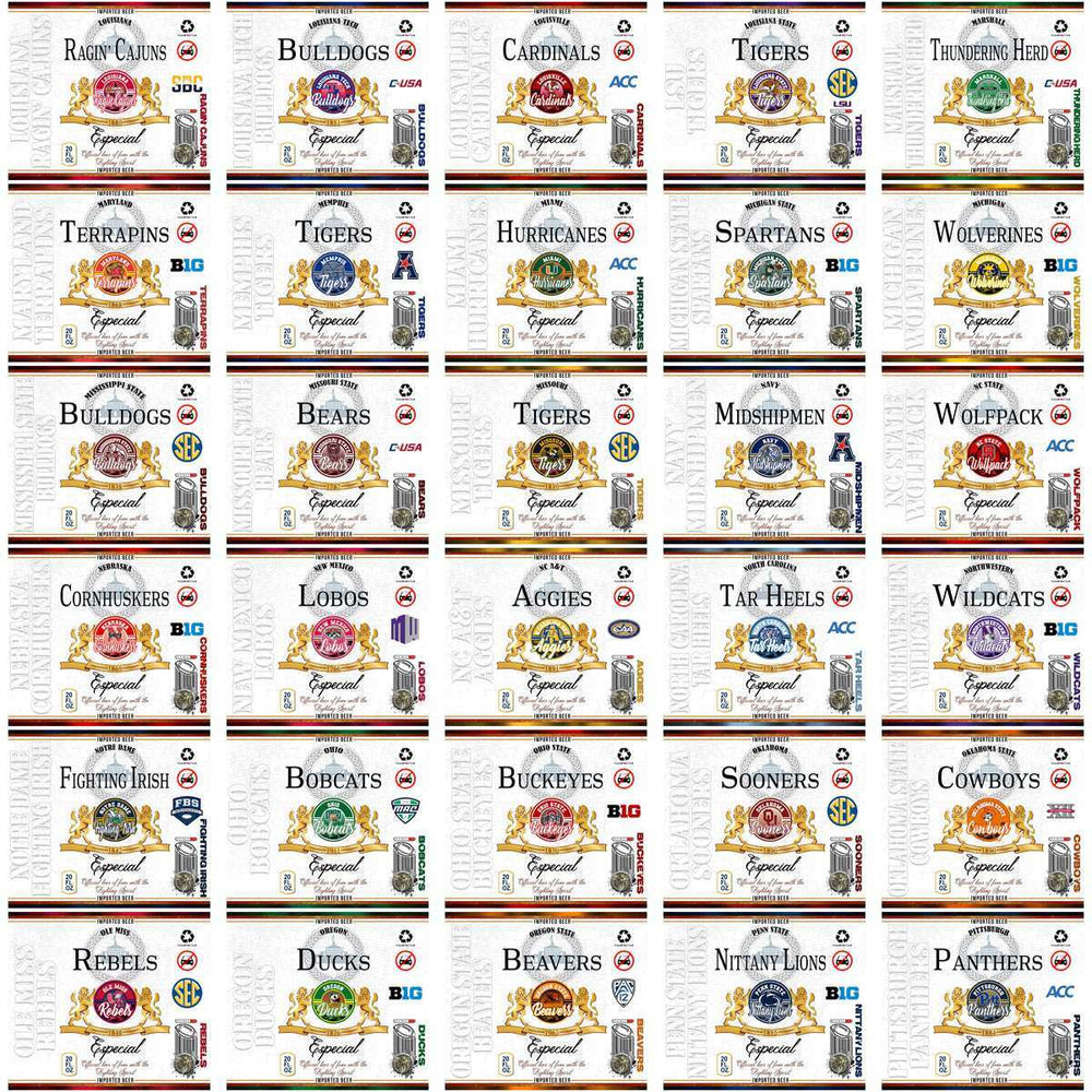 128 NCAA College Sports Modelo Tumbler Wrap Bundle JPG
