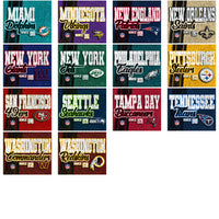 Load image into Gallery viewer, 32 Football Team Grunge v2 Tumbler Wrap Bundle JPG
