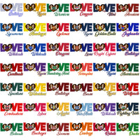 Load image into Gallery viewer, 122 College NCAA Love My Team Football PNG Designs Bundle
