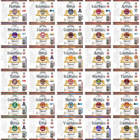 Load image into Gallery viewer, 128 NCAA College Sports Modelo Tumbler Wrap Bundle JPG
