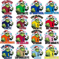 Load image into Gallery viewer, 30 Soccer Teams Grinch Snowflakes Designs Bundle PNG

