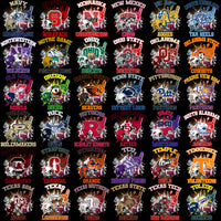 Load image into Gallery viewer, 123 College NCAA Team Retro PNG Designs Bundle
