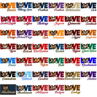 Load image into Gallery viewer, 122 College NCAA Love My Team Football PNG Designs Bundle
