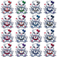 Load image into Gallery viewer, 30 Basketball Teams Carebear Cheerleader Designs Bundle PNG
