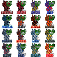 Load image into Gallery viewer, 32 Football Teams Peace Love FB Designs Bundle PNG

