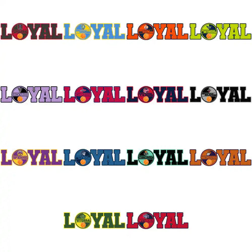 Loyal basketball team word art designs for DTF, DTG, embroidery, and tumbler wraps — print-ready PNG, SVG, PES