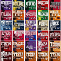 Load image into Gallery viewer, 142 NCAA College Sports Grunge Split Tumbler Wrap Bundle JPG
