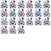 Load image into Gallery viewer, 126 College NCAA Carebear Cheerleader PNG Designs Bundle
