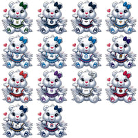 Load image into Gallery viewer, 30 Basketball Teams Carebear Cheerleader Designs Bundle PNG
