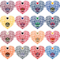 Load image into Gallery viewer, 32 Ice Hockey Teams Fancy Heart Designs Bundle PNG
