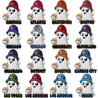 Load image into Gallery viewer, 30 Baseball Teams Ghost Town Designs Bundle PNG
