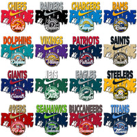 Load image into Gallery viewer, 32 Football Teams PRIDE Swoosh Designs Bundle PNG
