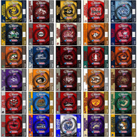 Load image into Gallery viewer, 60 NCAA College Sports Bud Wrap Kickoff Tumbler Wrap Bundle JPG
