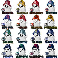 Load image into Gallery viewer, 32 Ice Hockey Teams Ghost Town Designs Bundle PNG
