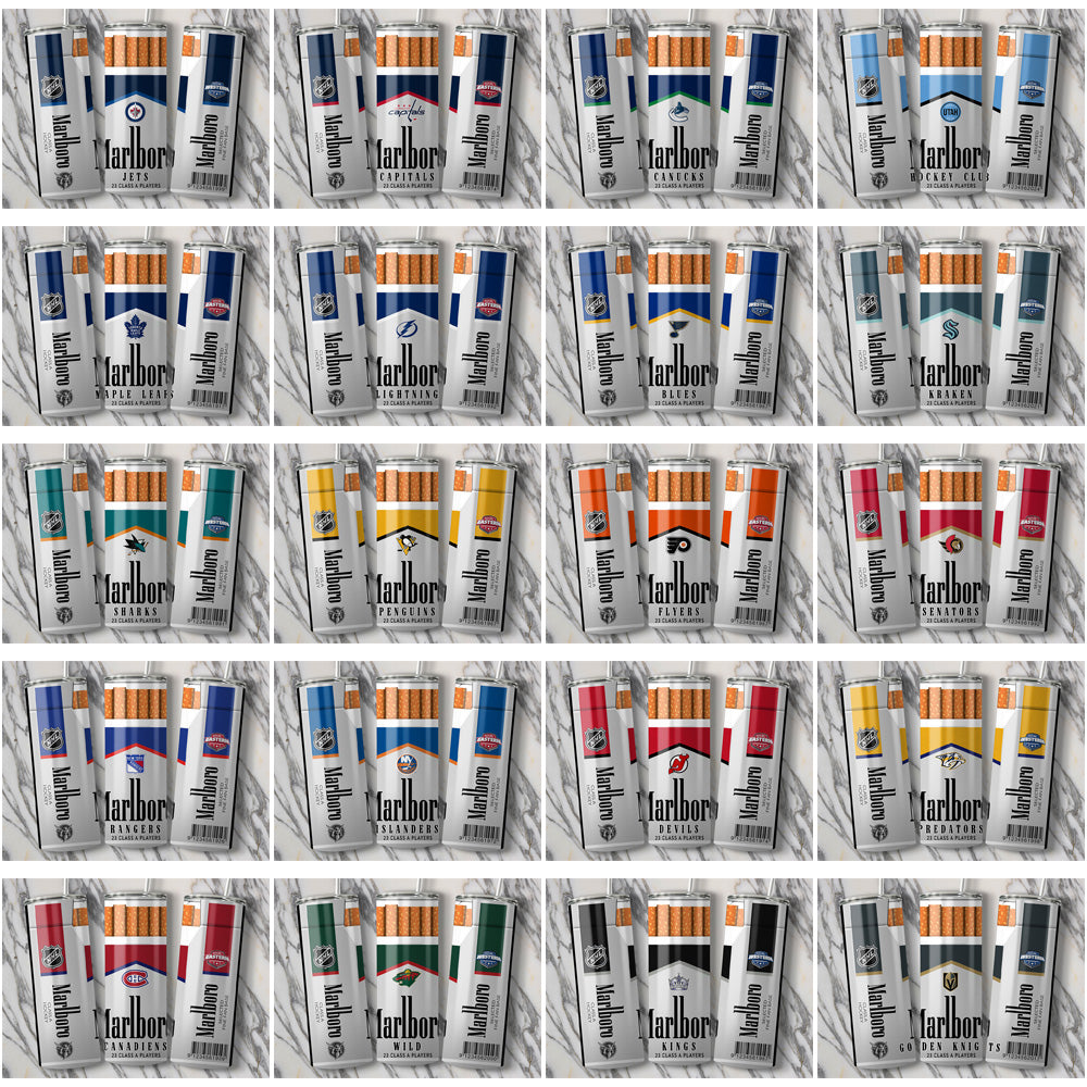 32 Ice Hockey Teams Marlboro Tumbler Wrap Bundle JPG