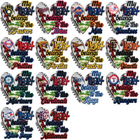 Load image into Gallery viewer, 30 My Heart Belongs Baseball Teams Designs Bundle PNG
