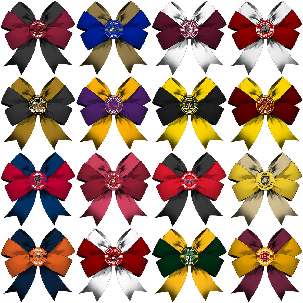 119 College NCAA Team Bow PNG Designs Bundle