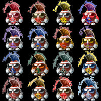 Load image into Gallery viewer, 55 College NCAA Teams Football Mohawk Designs Bundle PNG
