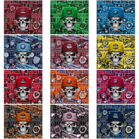 Load image into Gallery viewer, 29 Soccer USA Teams Skull Wrap Tumbler Wrap Bundle JPG
